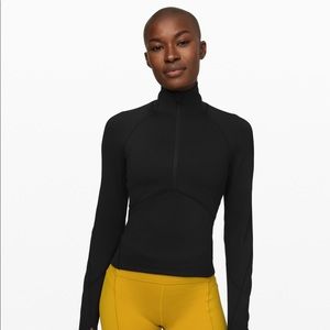 Lululemon Always Alert 1/2 Zip in Black